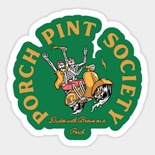 Porch Pint Society Sticker